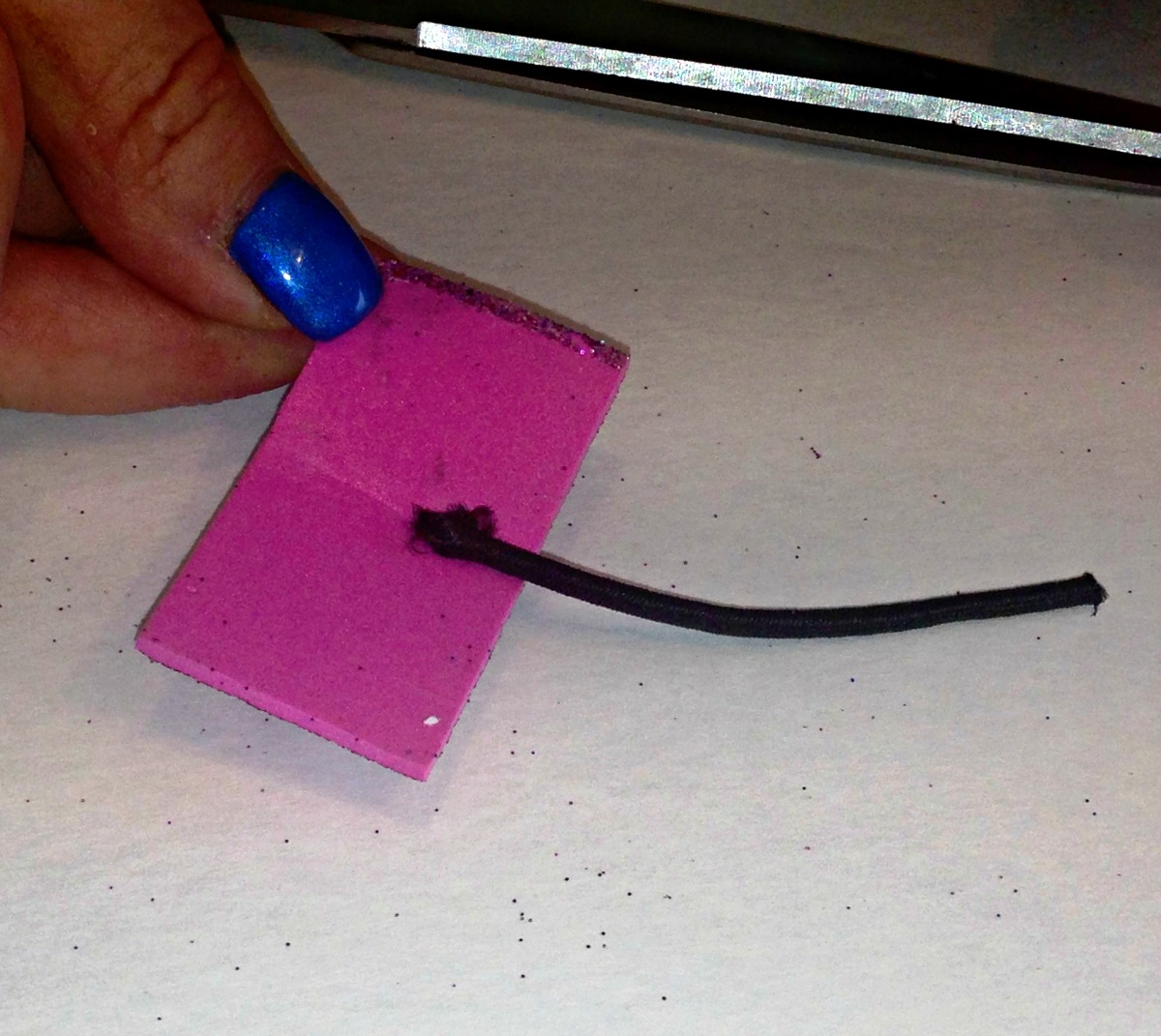 Easy DIY sparkly Barbie Doll purses made with sticky back sparkling foam from dollar store DIY Barbie Doll Easy NoSew Hand Made Purses #barbiedoll #accessories #purses #handmade #sparkle #Starrcreative