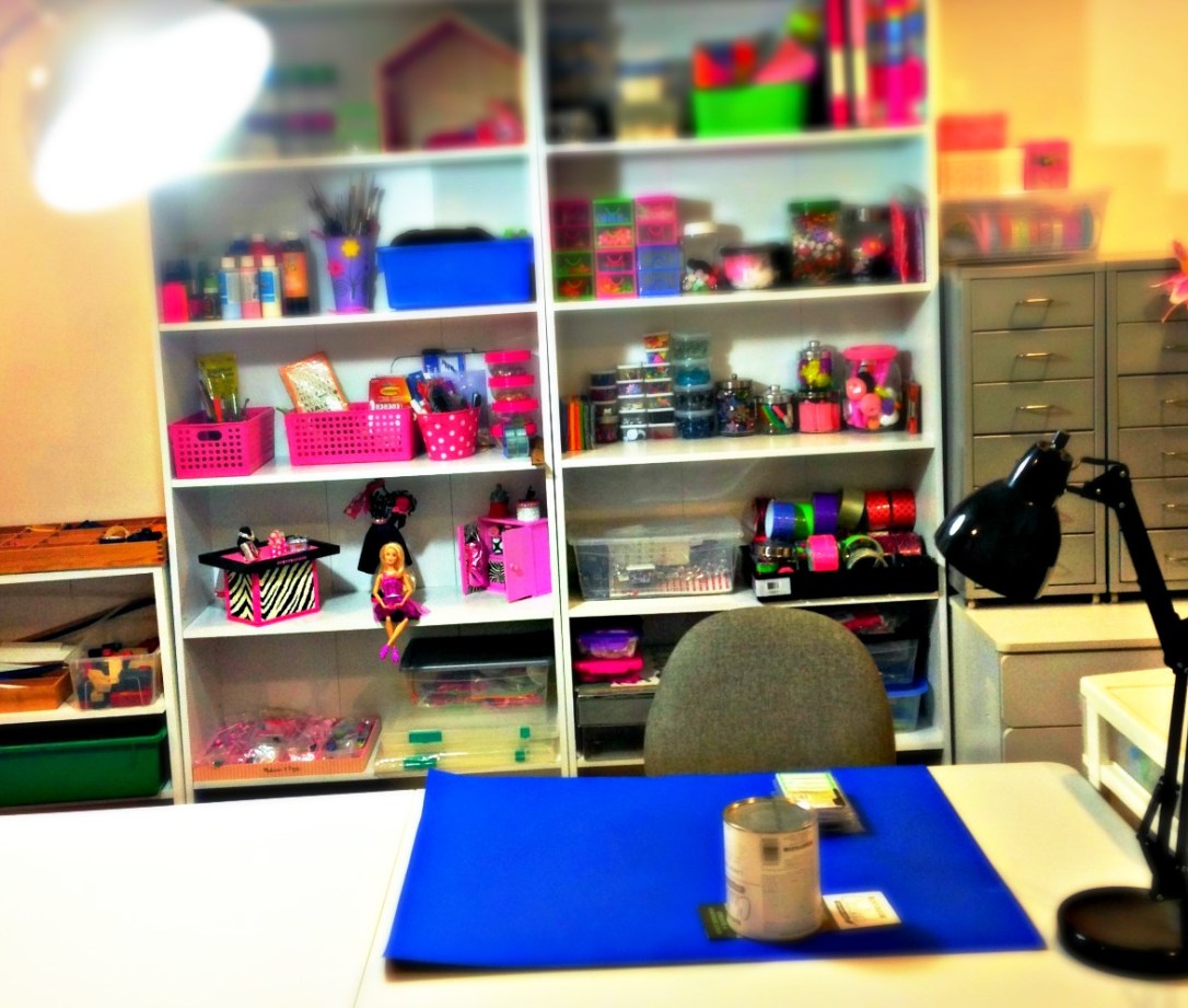 Room Lighting How To Organize A Craft Room #craft_storage #craftroom #craftroom_design #craftroom_organization #multi-purpose