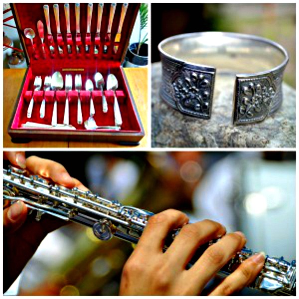 How to keep your sterling silver from tarnishing and polishing tips if you don't! Great for silverware, instruments, jewellery and more! #sterlingsilverjewellery #sterlingsilvercutlery #tarnishprevention #tipsandtricks #chalk 1