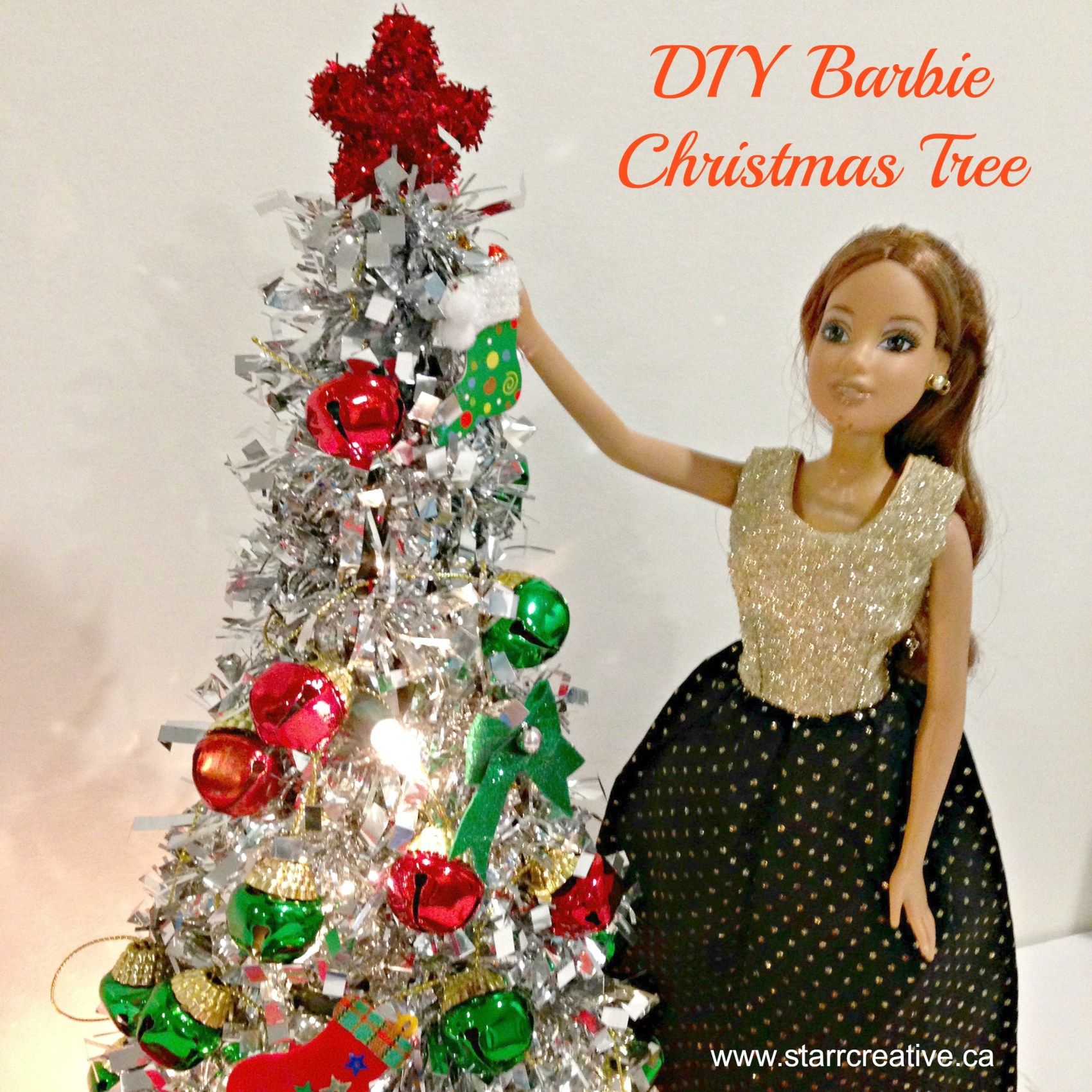 Decorate DIY Barbie Doll Christmas Tree Version #2 – starrcreative